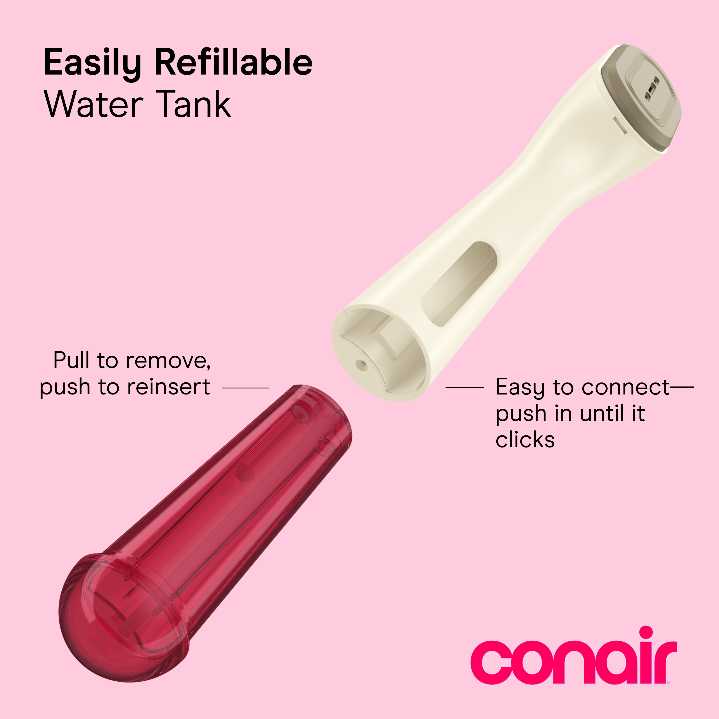 Conair GS47 'Easily Refillable Water Tank' frame