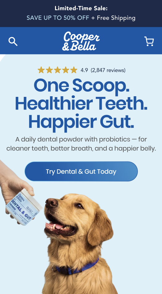 Cooper and Bella Amazon product detail creative