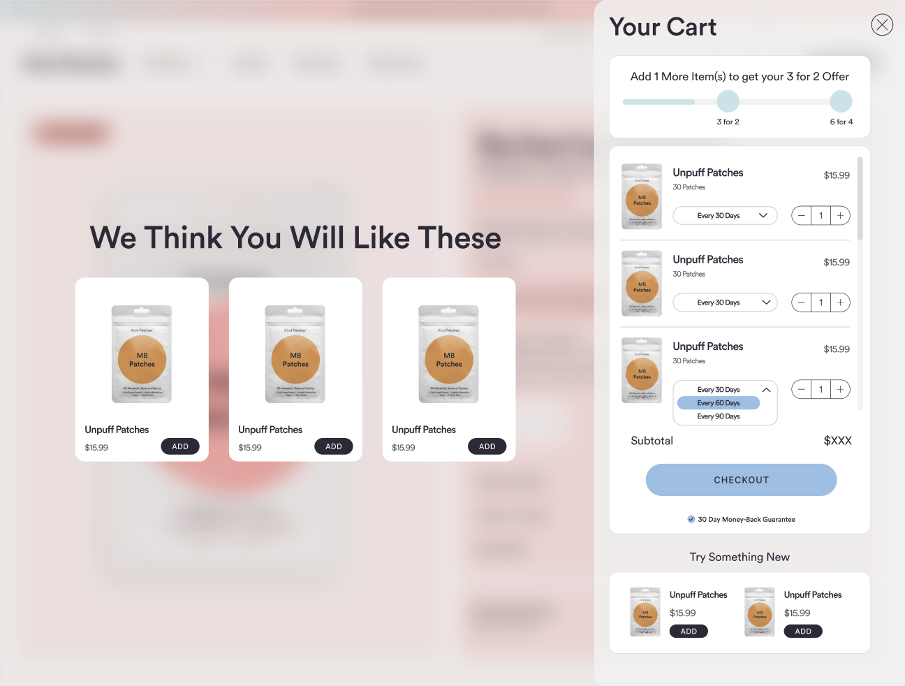 Kind Patches cart design