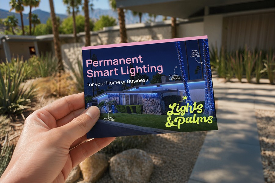 Lights and Palms website design and booking experience
